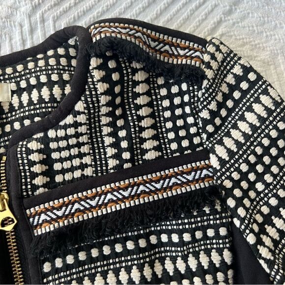 H&M Womens Sweater Black And White Pattern Size 10 - Picture 8 of 8